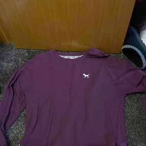 Pink Long sleeve crew neck